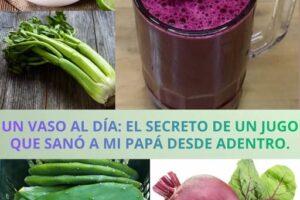 ¡Este Jugo Milagroso Transformó la Vida de Mi Papá en Solo un Vaso! 