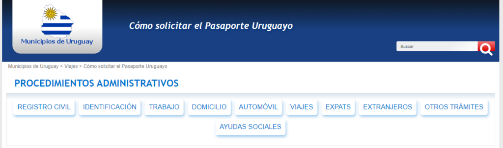 Cómo sacar el pasaporte uruguayo