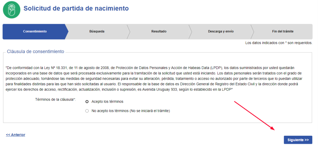 Cómo sacar partida de nacimiento online