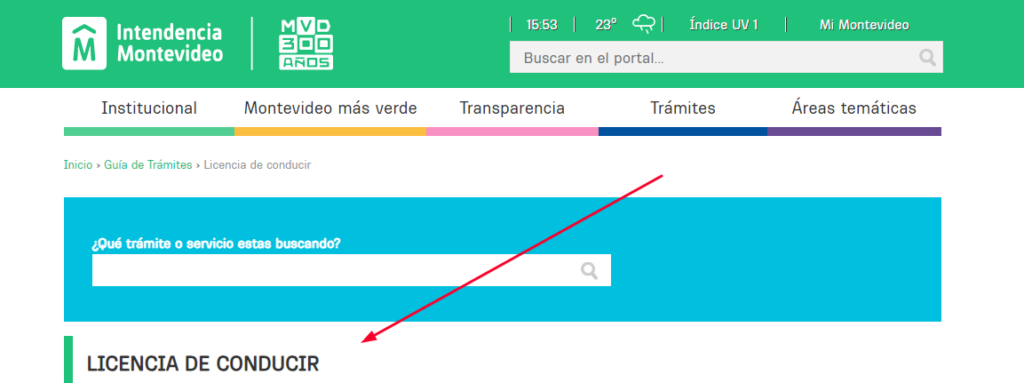 IMM libreta de conducir en Uruguay