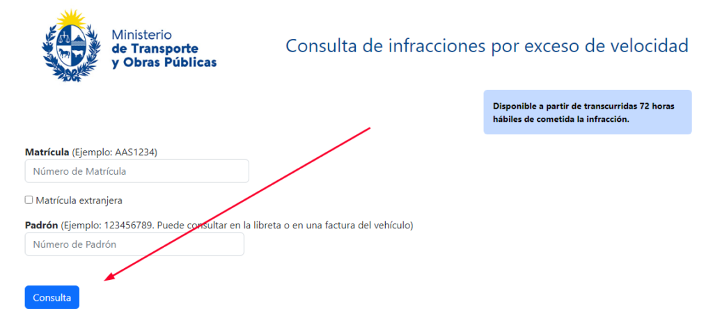 MTOP Multas en Uruguay