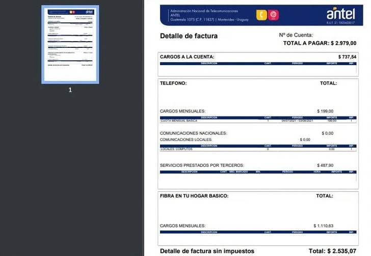 pagar Antel fijo en Uruguay